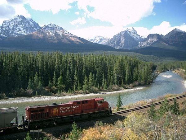 Train In Rockies
