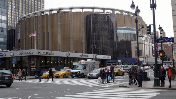 Madison Square Garden photo by Rich Mitchell. License: CC BY 2.0.