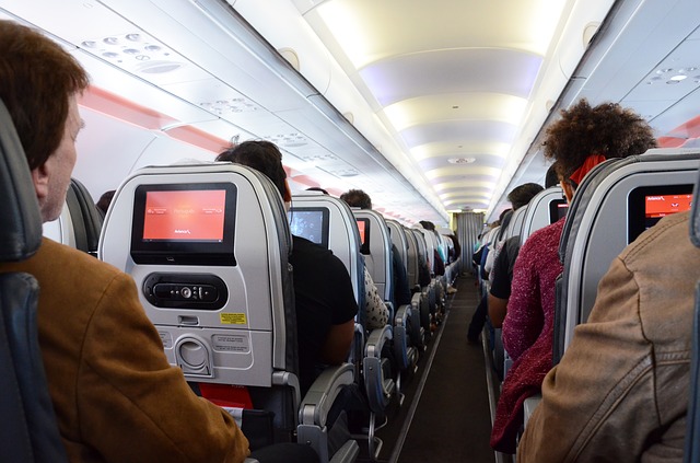 Plane Cabin Passengers