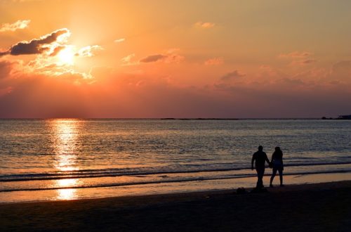 Romantic Couple Beach