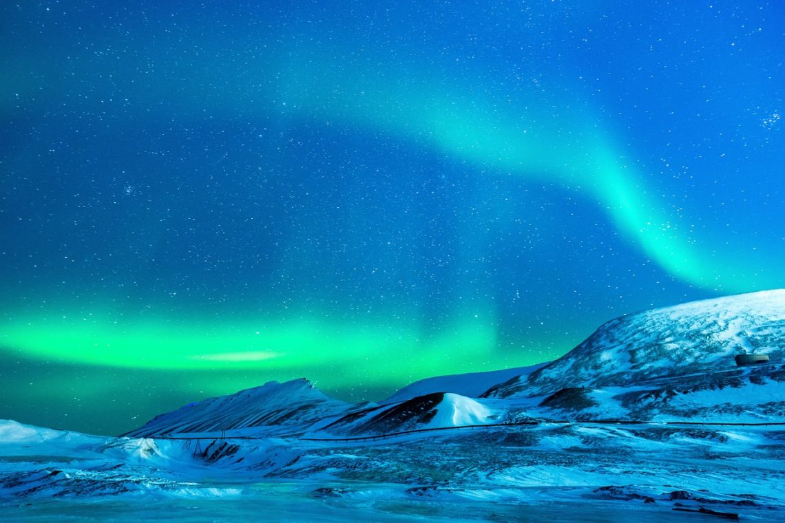 Aurora Polar Lights Sky Winter Travel